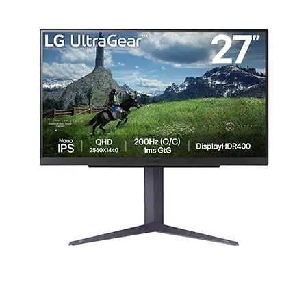 27" herní monitor UltraGear™ QHD Nano IPS 180 Hz (200 Hz po přetaktování) - 1 ms (GtG), DisplayHDR™ 400