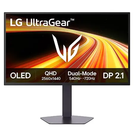 27" herní OLED monitor UltraGear™ s rozlišením QHD (2560 × 1440) s funkcí Dual-Mode a VESA DisplayHDR™ True Black 500
