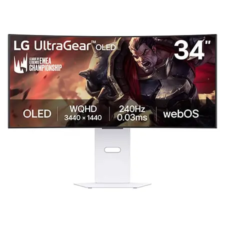 34" LG monitor zakřivený 34GX90SA-W