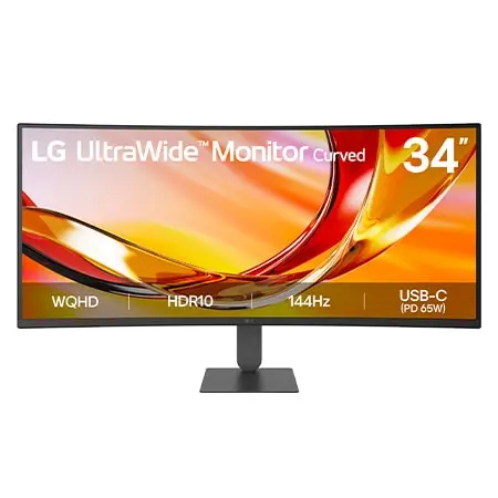 LG UltraWide/34U640B-B/34"/VA/UWQHD/144Hz/5ms/Černá/2R