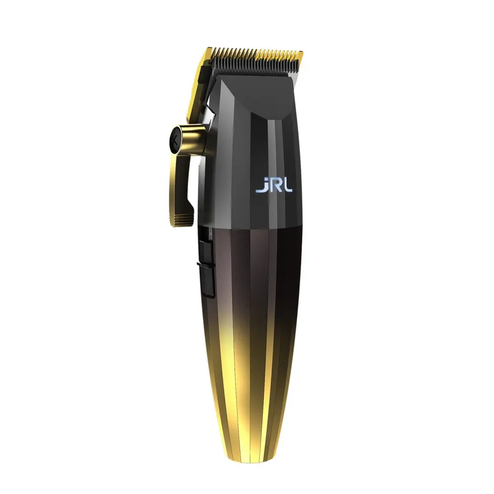 JRL FreshFade 2020C GOLD Clipper - profesionální střihací strojek na akumulátor + minerálni olej M22, 200 ml