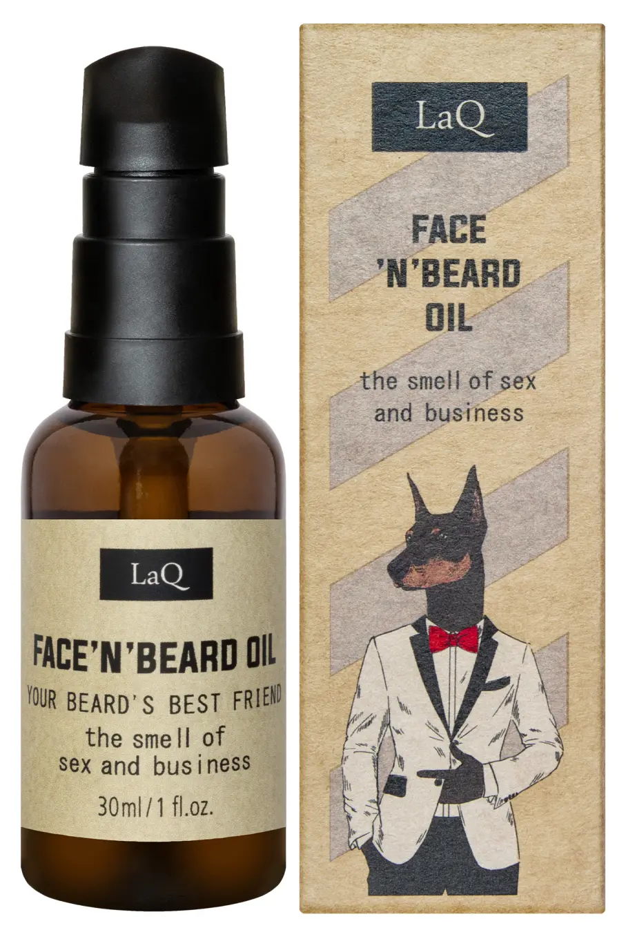 LaQ Sex & Business olej na vousy a tvář 30 ml