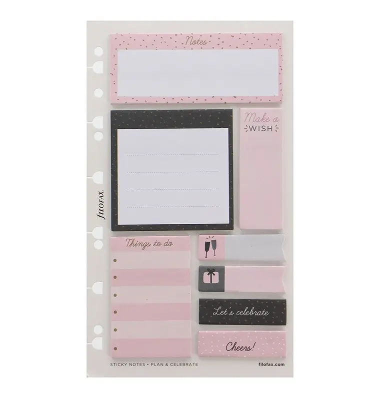 Lepicí bločky Confetti náplň osobních/A5 diářů Filofax