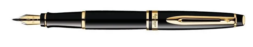 Waterman Expert Black Lacquer GT - plnící pero - hrot M