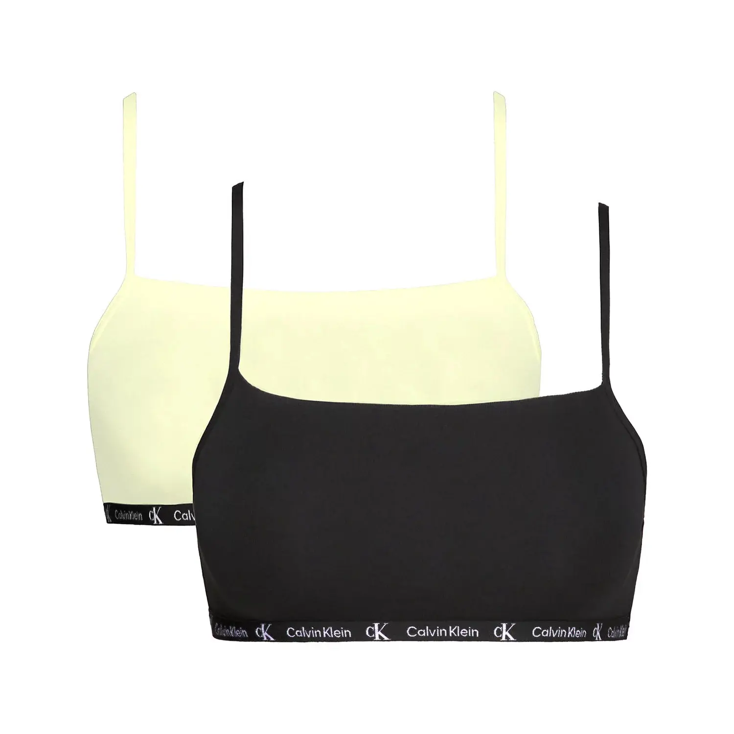 Dámská sportovní podprsenka 2Pack QF7215E-BP5 - Calvin Klein M