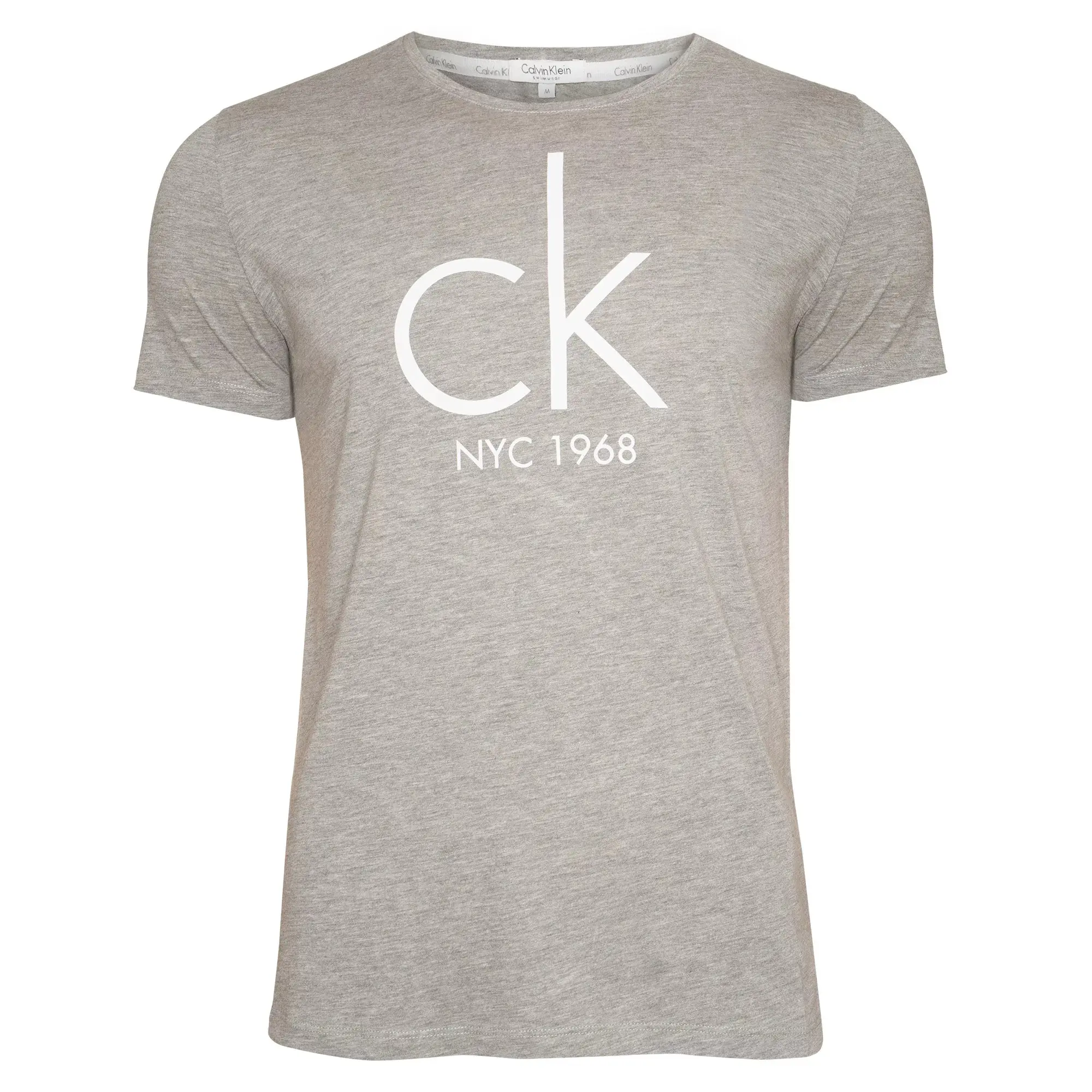 Pánské tričko s krátkým rukávem KM0KM00189-020 - Calvin Klein L