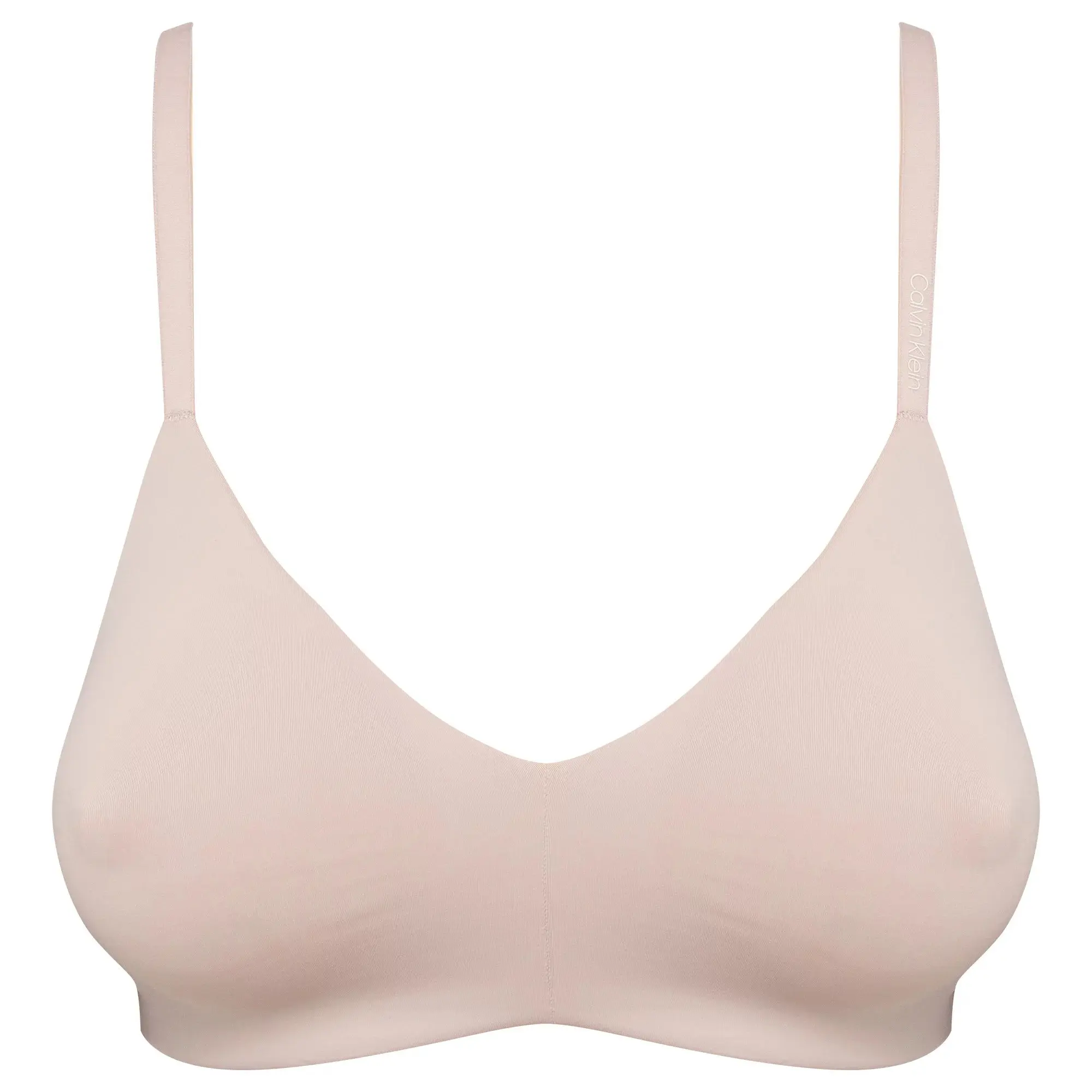 Dámská nevyztužená podprsenka Unlined Triangle QF4777E - Calvin Klein 70A