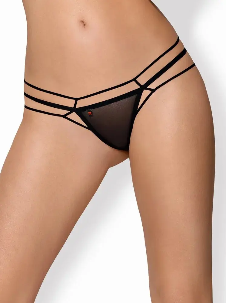 Sexy tanga 875 - THO - Obsessive černá L/XL