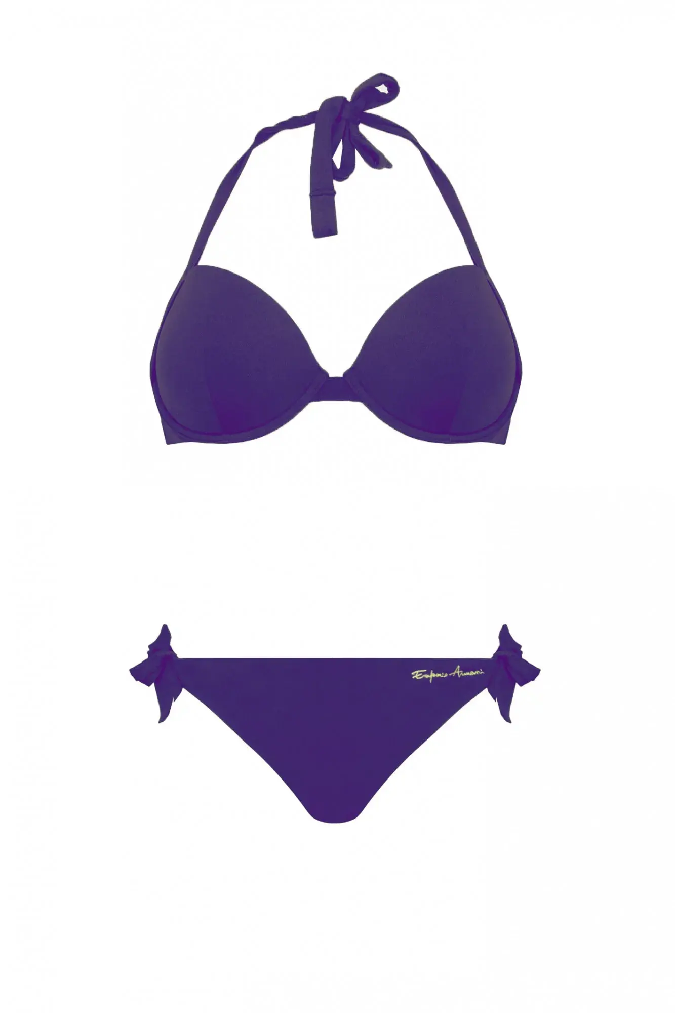 Dámské dvoudílné plavky 262660 0P300 00092 fialová - Emporio Armani fialová
