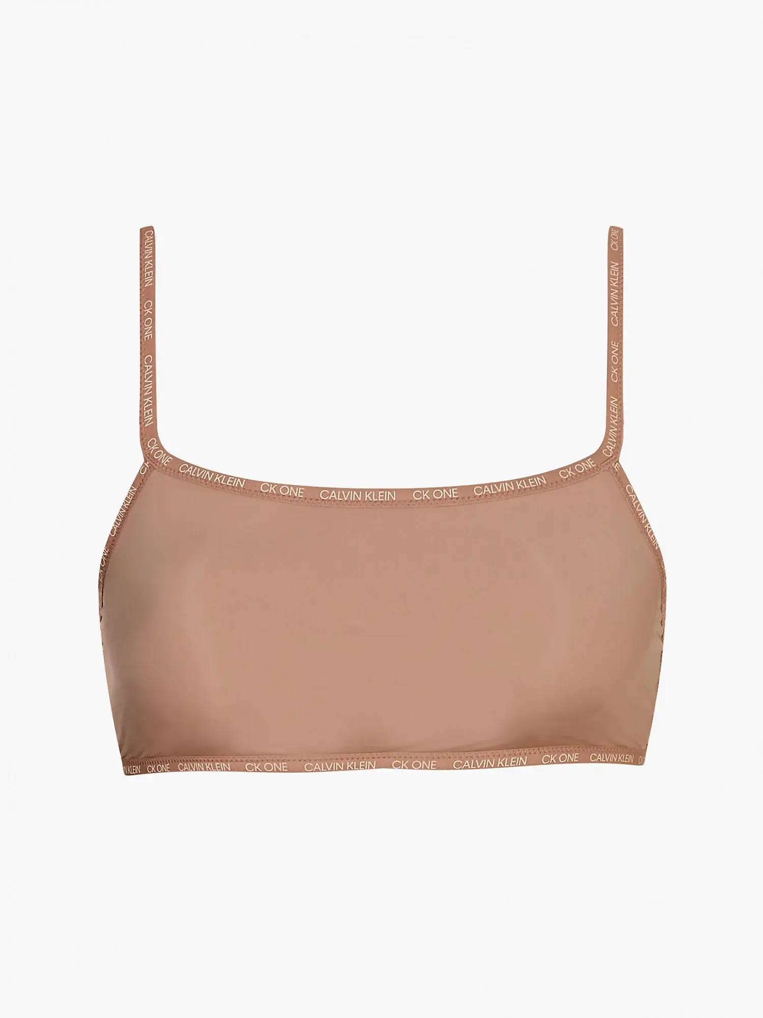 Nevyztužená braletka 2pack QD3806E 7NS béžová - Calvin Klein béžová M