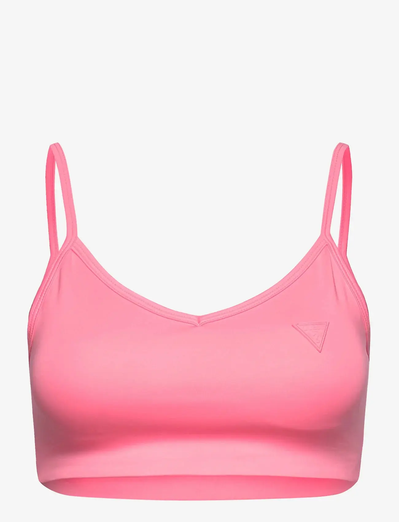 Dámská sportovní podprsenka O1YA17MC03W - AMPM Neonově růžová - Guess L Neon pink