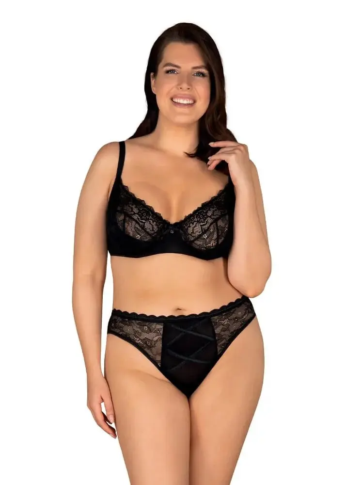 Dámský set Obsessive černý (Laurise set)