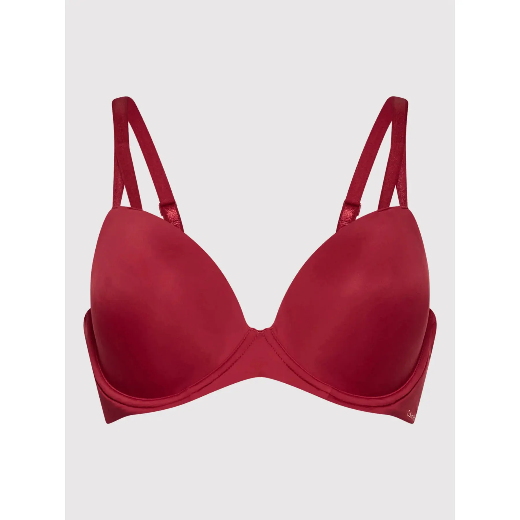 Dámská push up podprsenka - QF6016E - WJU - Červená - Calvin Klein červená 70D