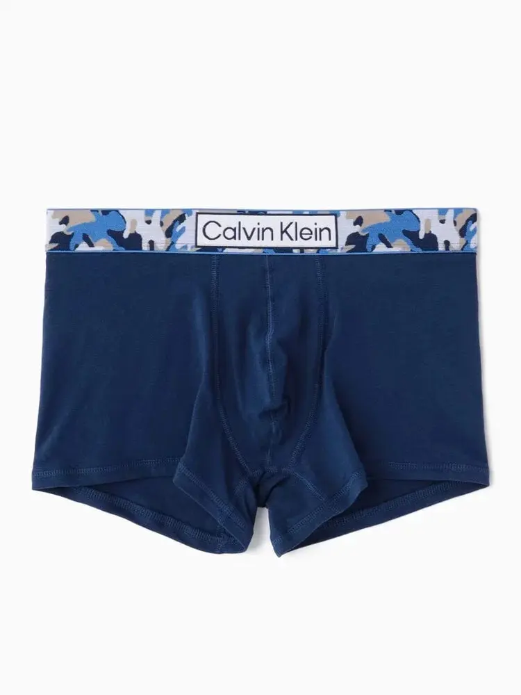 Trenýrky Camo NB3140A - C5F - Tmavě modrá - Calvin Klein M tmavě modrá