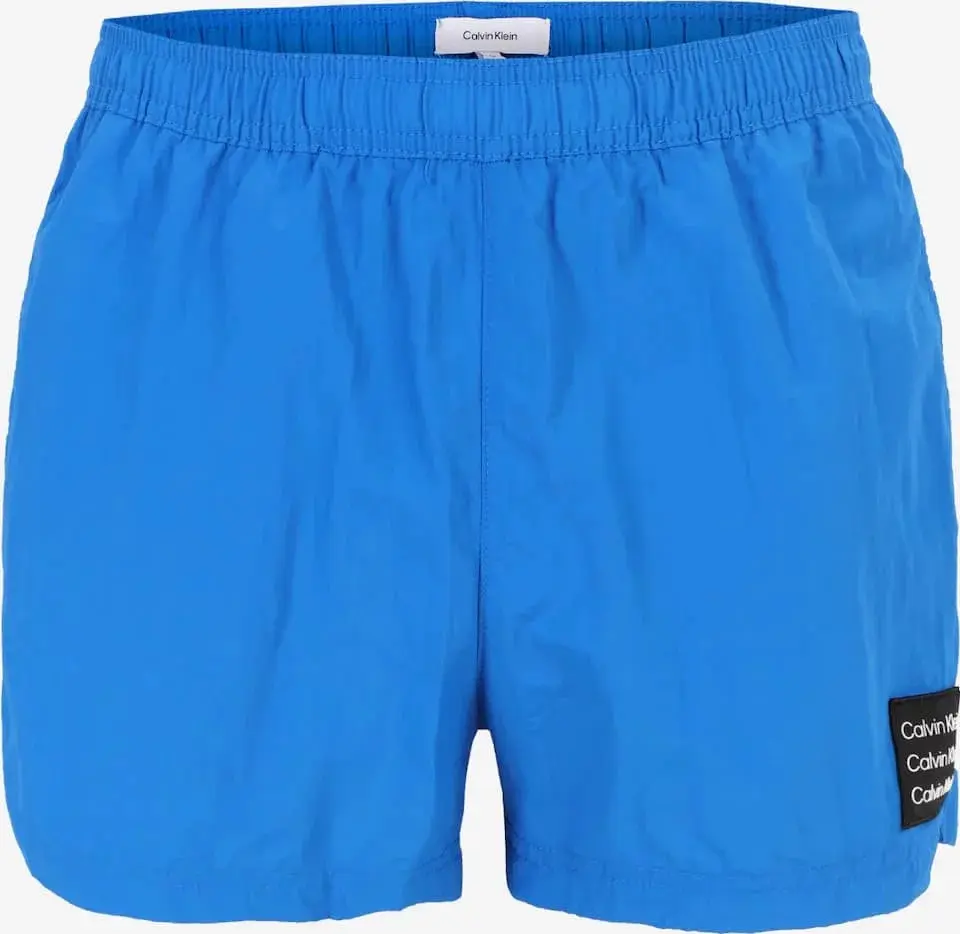 Pánské plavkové kraťasy KM0KM00711 C46 - královský modrá - Calvin Klein M Královská modř