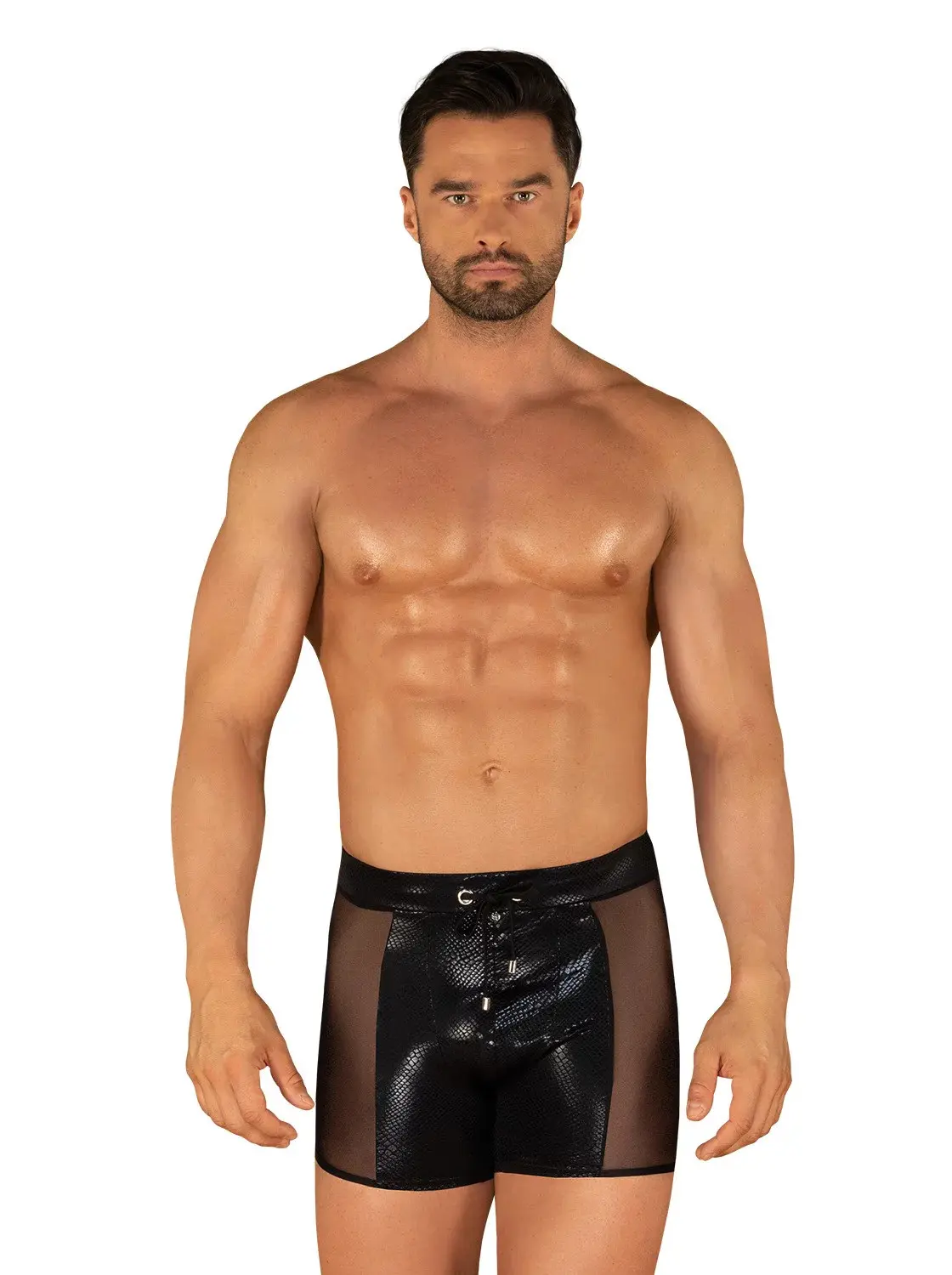 Sexy pánské plavky Punta Negra swim shorts - Obsessive L/XL černá