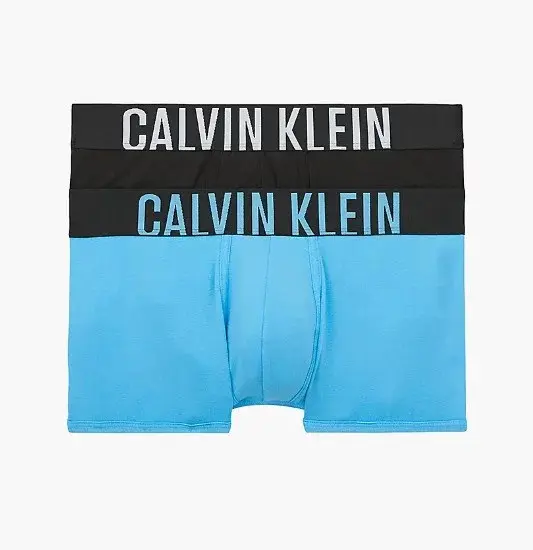 Trenýrky 2pack NB2602A 1SR - černá/modrá - Calvin Klein XL černá-modrá