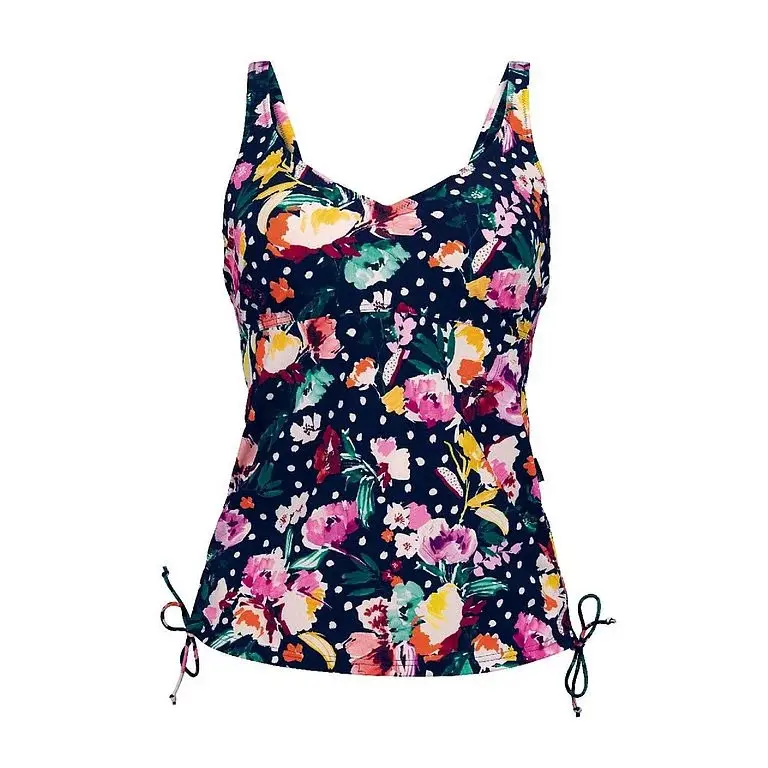 Dámský Malaika Top Tankini - horní díl 8866-1 - RosaFaia 38/75C tmavě modrá - vzor