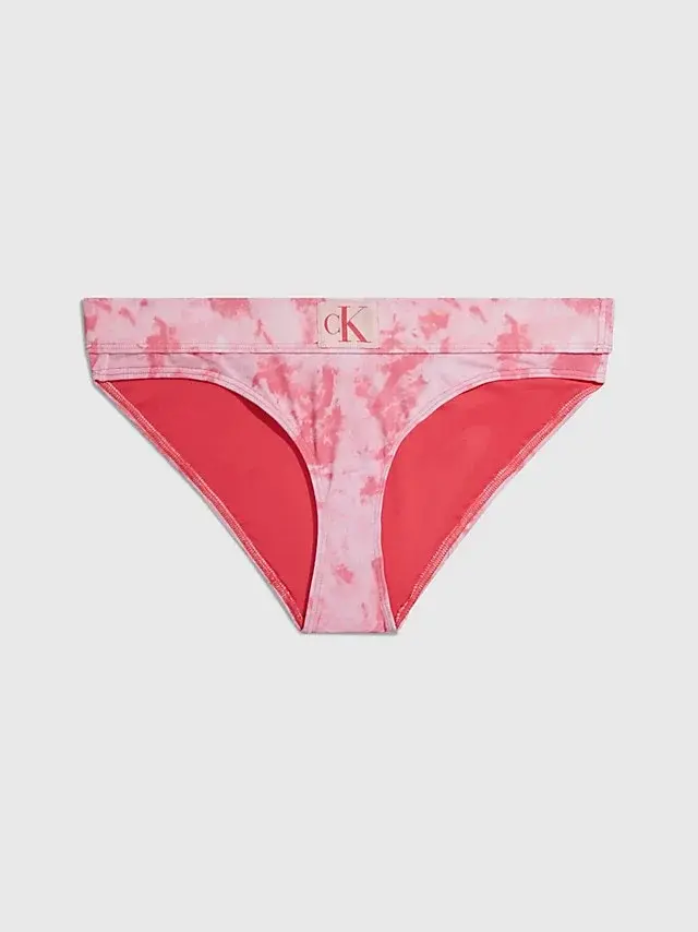 Dámské plavkové kalhotky KW0KW02124 0JV růžová - Calvin Klein L