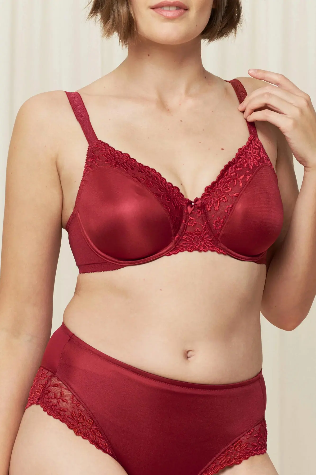 Podprsenka Ladyform soft W 7008 červená - Triumph červená 80E