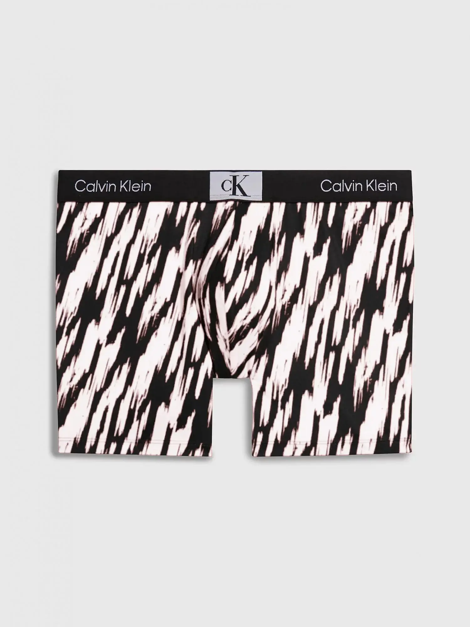 Pánské boxerky 000NB3406A AC2 černo-bílé - Calvin Klein L