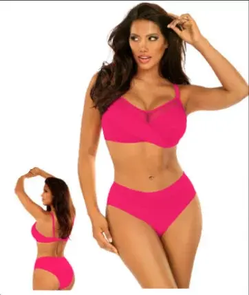Dámské dvoudílné plavky Fashion 18 S940FA18-2d tm. růžové - Self 40C