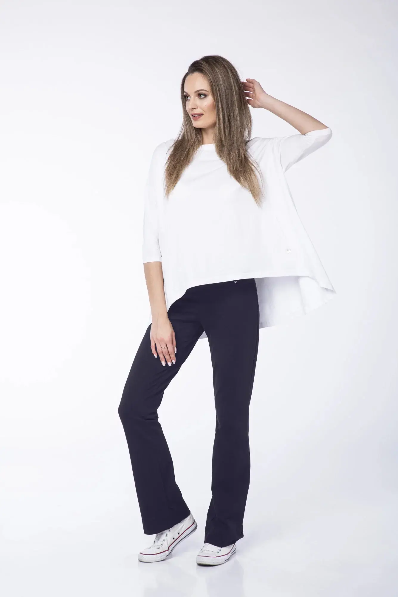 Dámské kalhoty 320 Grace tm. modré - Look Made With Love M/L