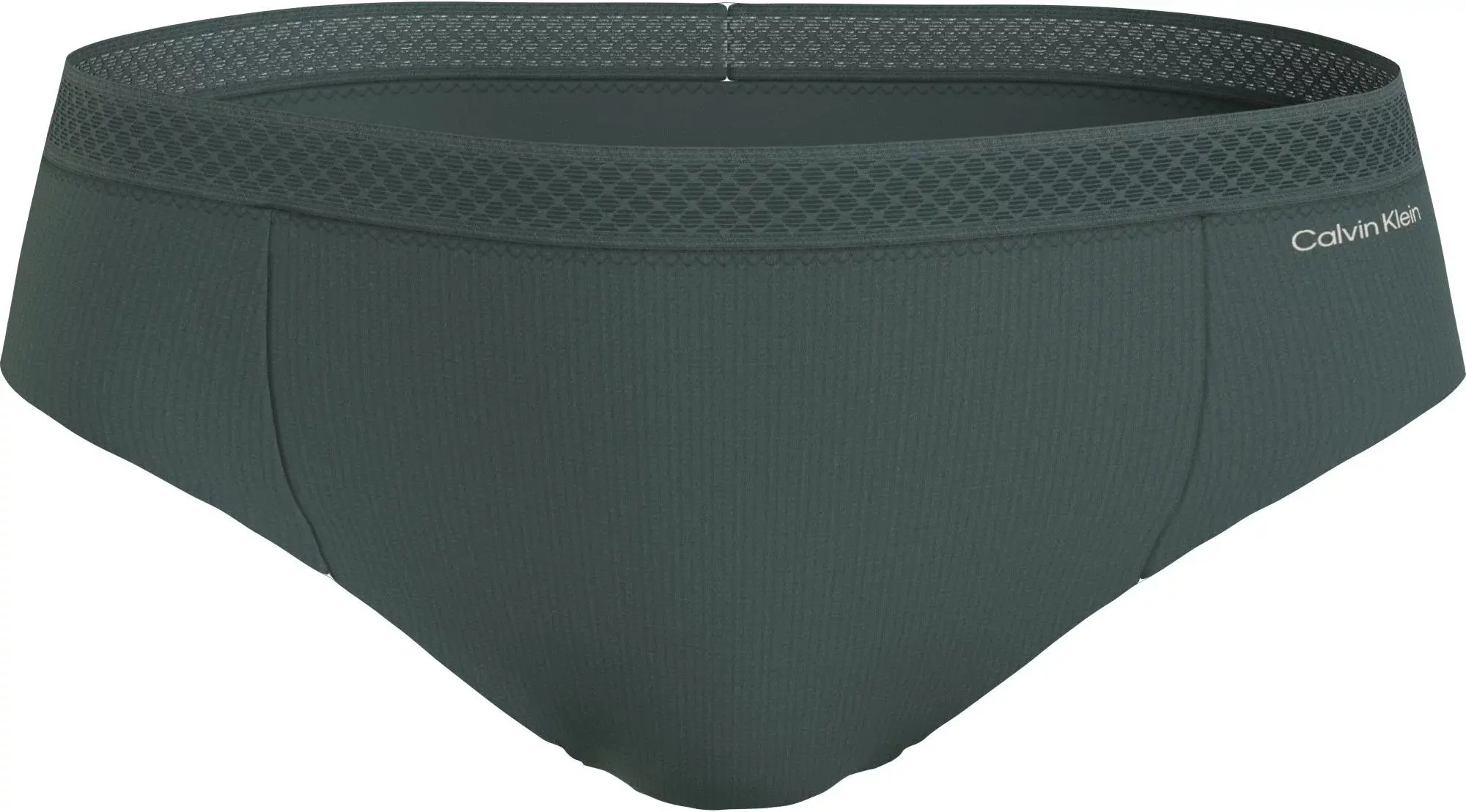 Dámské kalhotky BIKINI 000QF6308ELE7 khaki - Calvin Klein S