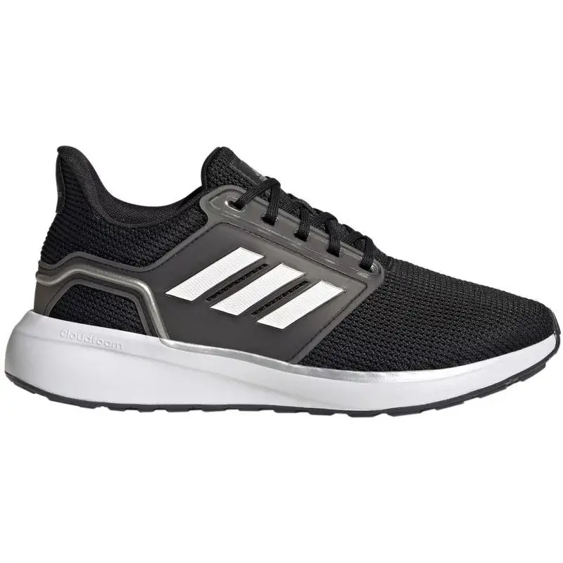 Unisex sportovní obuv EQ19 Run W GY4731 Černá s bílou - Adidas černá s bílou 41 1/3
