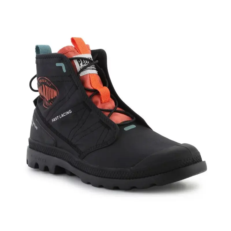 Pánské kotníkové boty Pampa Travel Lite Rs 79104-008-M Černá s oranžovou - Palladium černá-oranžová 43