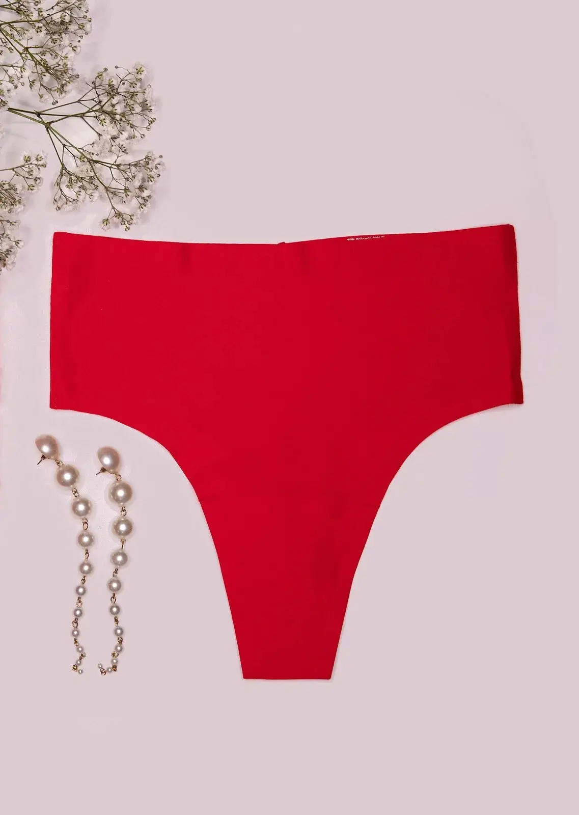 Dámské kalhotky Simple String Maxi červené - Julimex