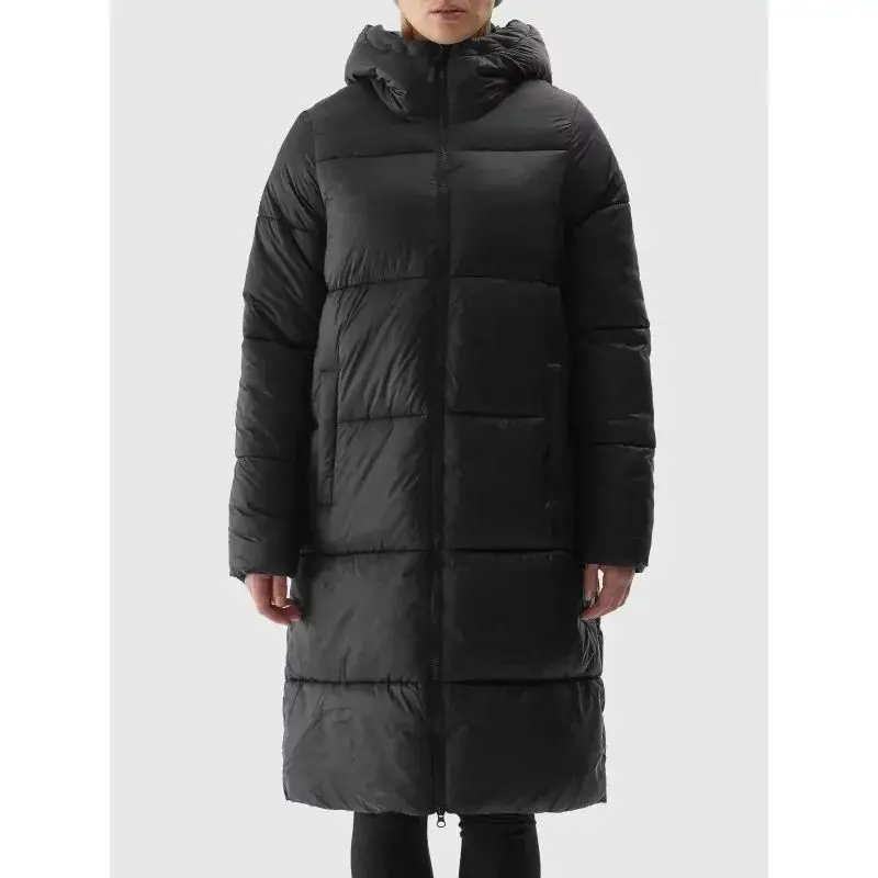 Dámská dlouhá bunda W 4FWAW24TDJAF475-20S černá - 4F XL