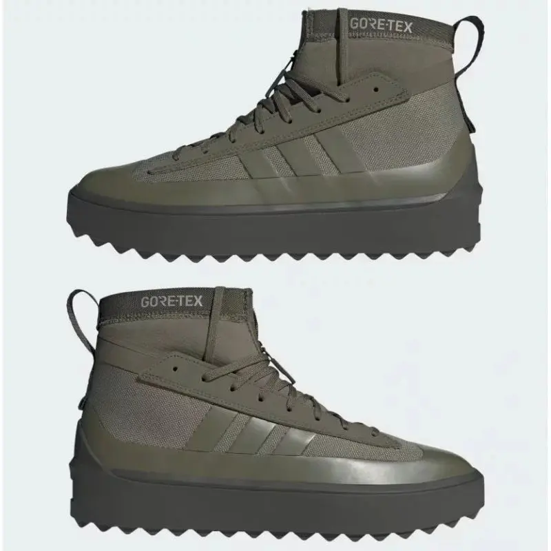 Pánské sportovní boty Znsored High Gore-Tex IE9408 Khaki zelená - Adidas 43 1/3 khaki-tm.Zelená