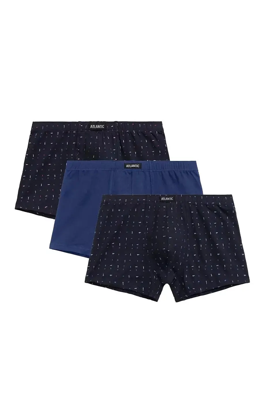 Pánské boxerky 3MH-194 A'3 S-2XL tmavě modré - Atlantic M
