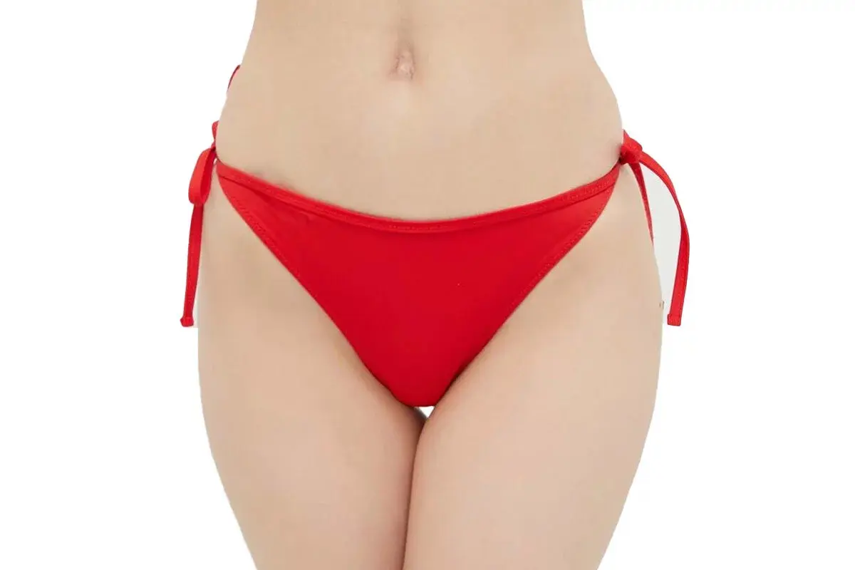 Dámské plavky Bikini UW0UW04588-XNL červené - Tommy Hilfiger S