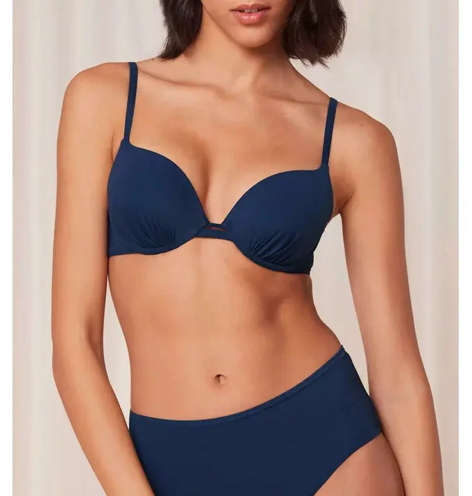 Dámská plavková podprsenka Summer Mix & Match WHU 01 sd 00RA tmavě modrá - Triumph 44C