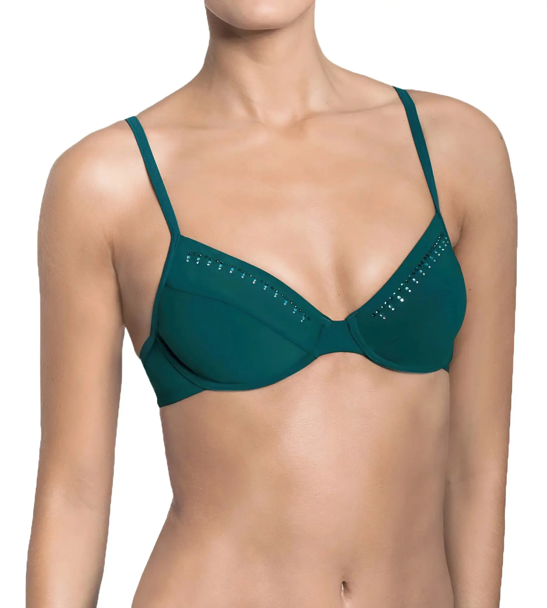 Vrchní díl plavek Swim Jade Essentials CTOW zelený mořský - Sloggi 38B