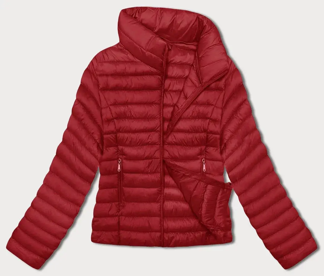 Červená dámská bunda se stojáčkem (16M9111-270) - Goodlooking M