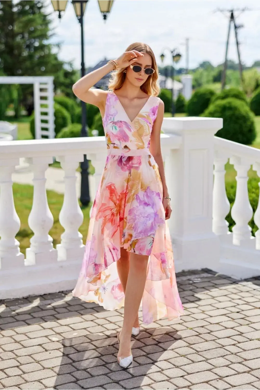 Dámské šaty SUK0401 58D /198336 Multicolor - Roco Fashion Mix barev L-40