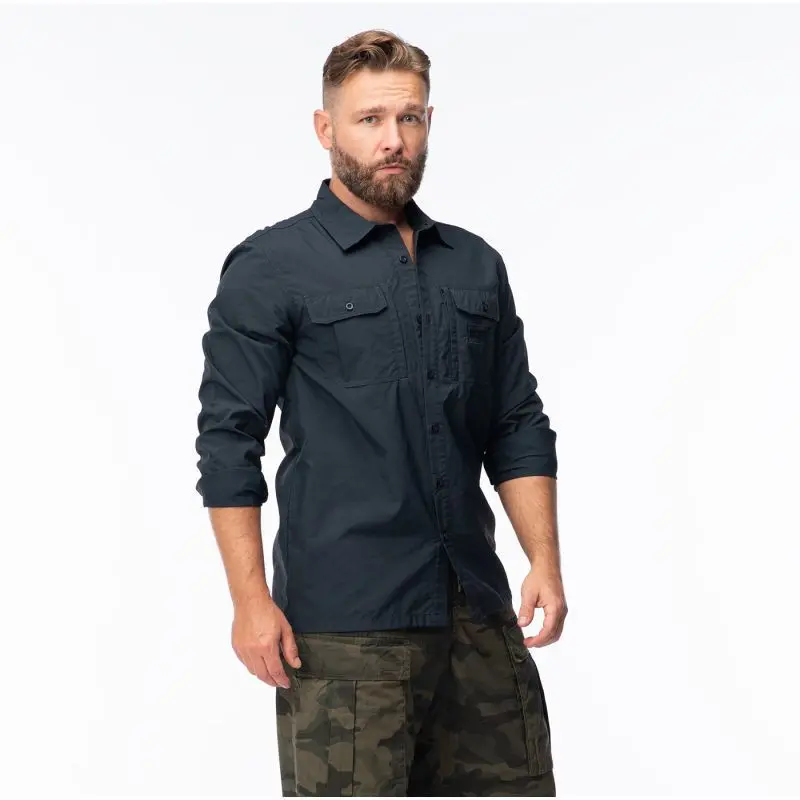 Pánská košile Defender M 92800499780 Černá - Magnum černá 3XL
