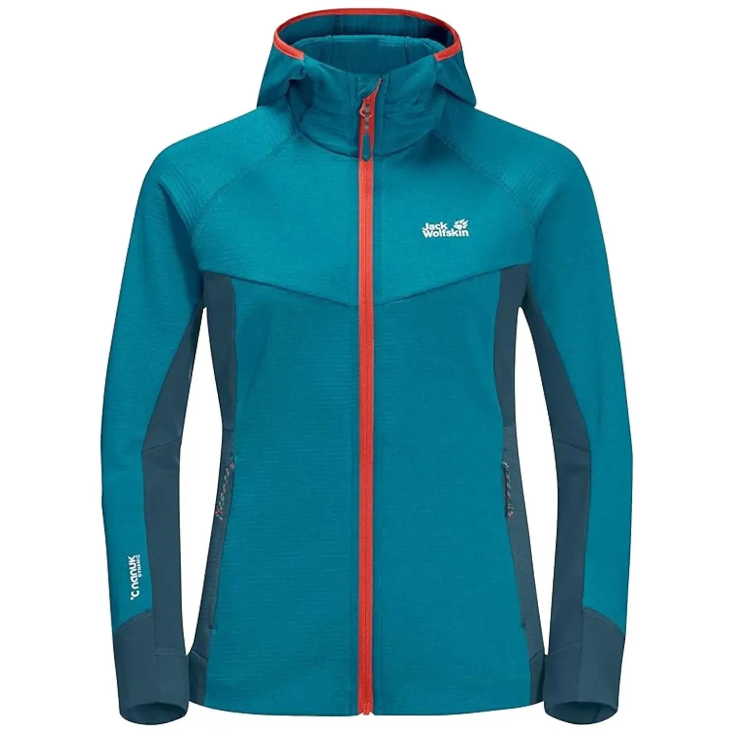Dámská bunda Hydro Grid Fleece Jkt W 1709911-1395 005 Tyrkysová - Jack Wolfskin tyrkysová XL