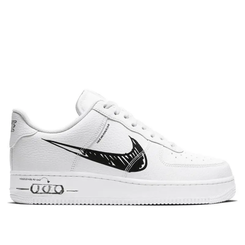Pánské sportovní boty Air Force 1 LVB Utility M CW7581-101 Bílá vzor - Nike bílá - vzor 41