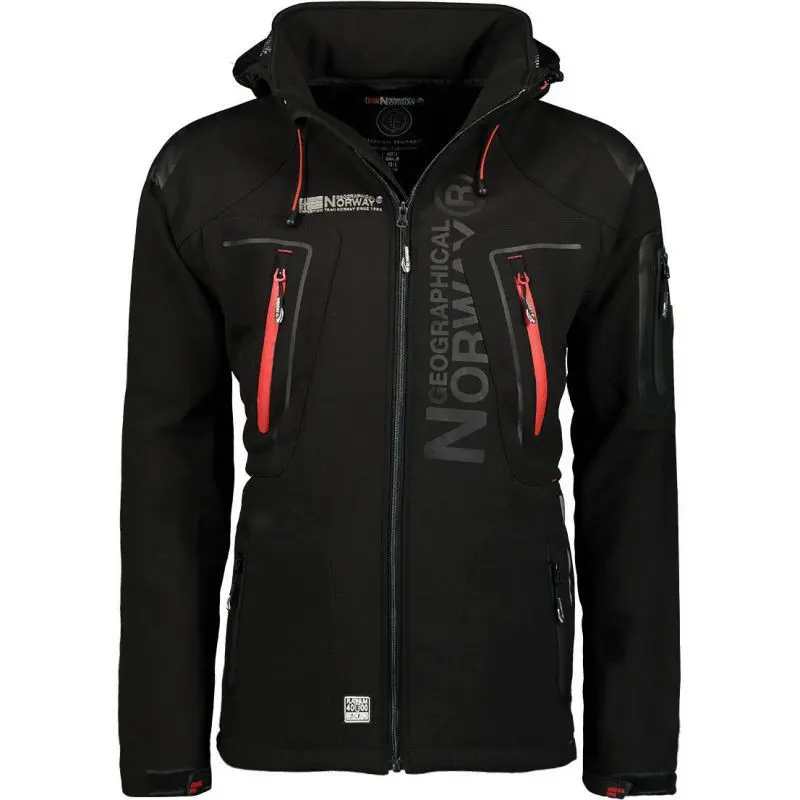 Bunda Techno Softshell M WU1060H/GN černá- Geographical Norway L
