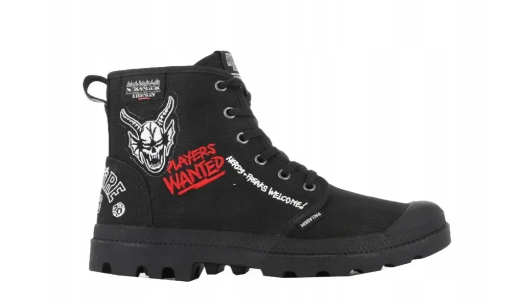 Boty 74496 STRANGER THINGS PAMPA HELLFIRE - Palladium 2479 41