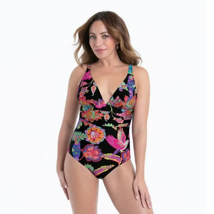 Dámské jednodílné plavky Ophelia 7711 multi colour - RosaFaia 75 C/D