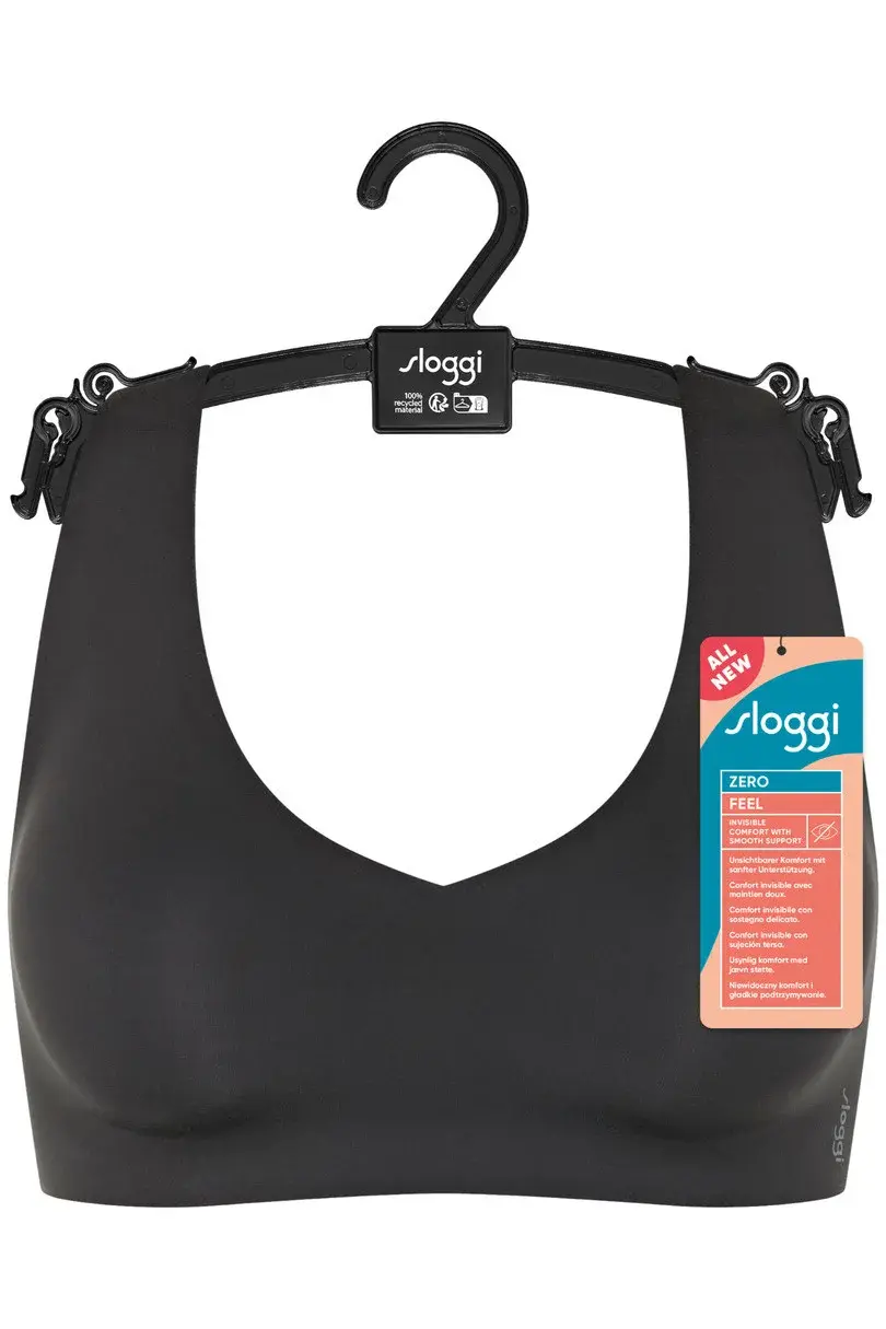 TOP SLOGGI ZERO FEEL 2.0 BRALETTE černá L