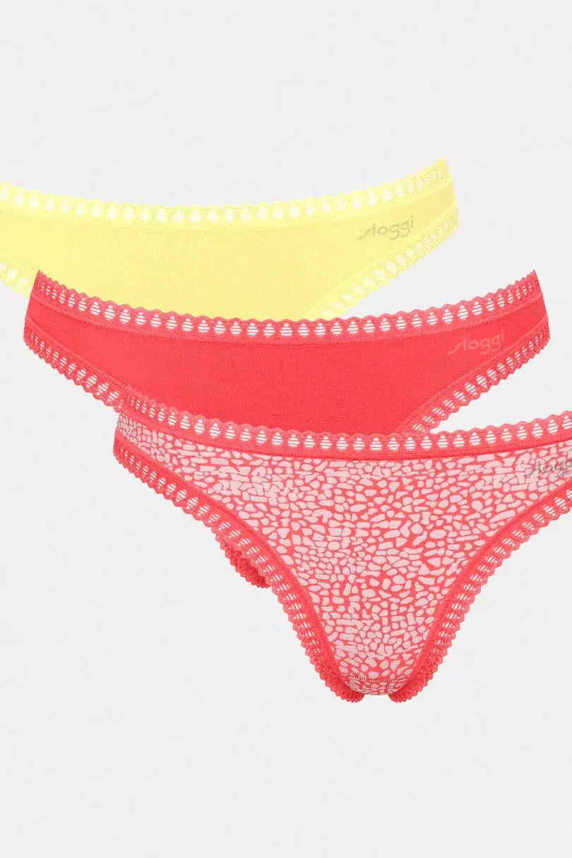 SLOGGI GO CRUSH STRING KALHOTKY C3P V015 SMĚS BAREV XL