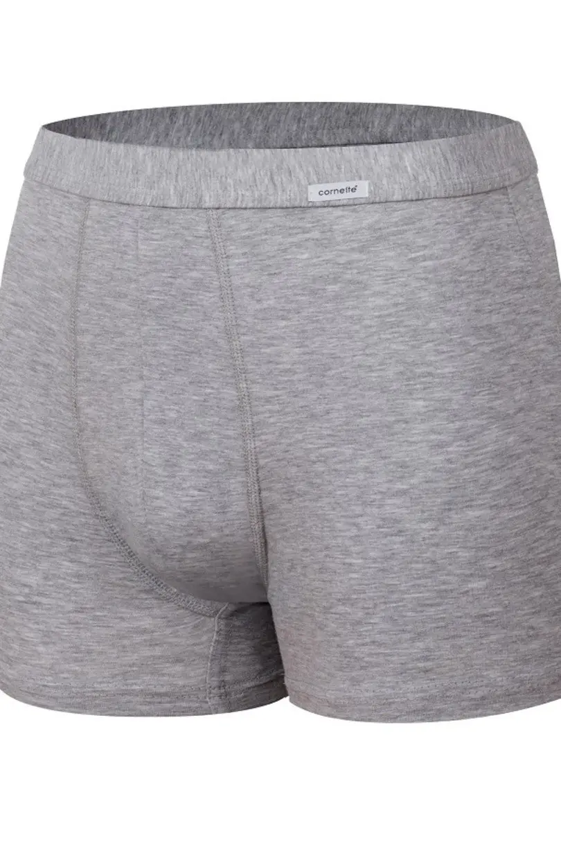 Pánské boxerky AUTHENTIC 220 melanžově šedá 2XL
