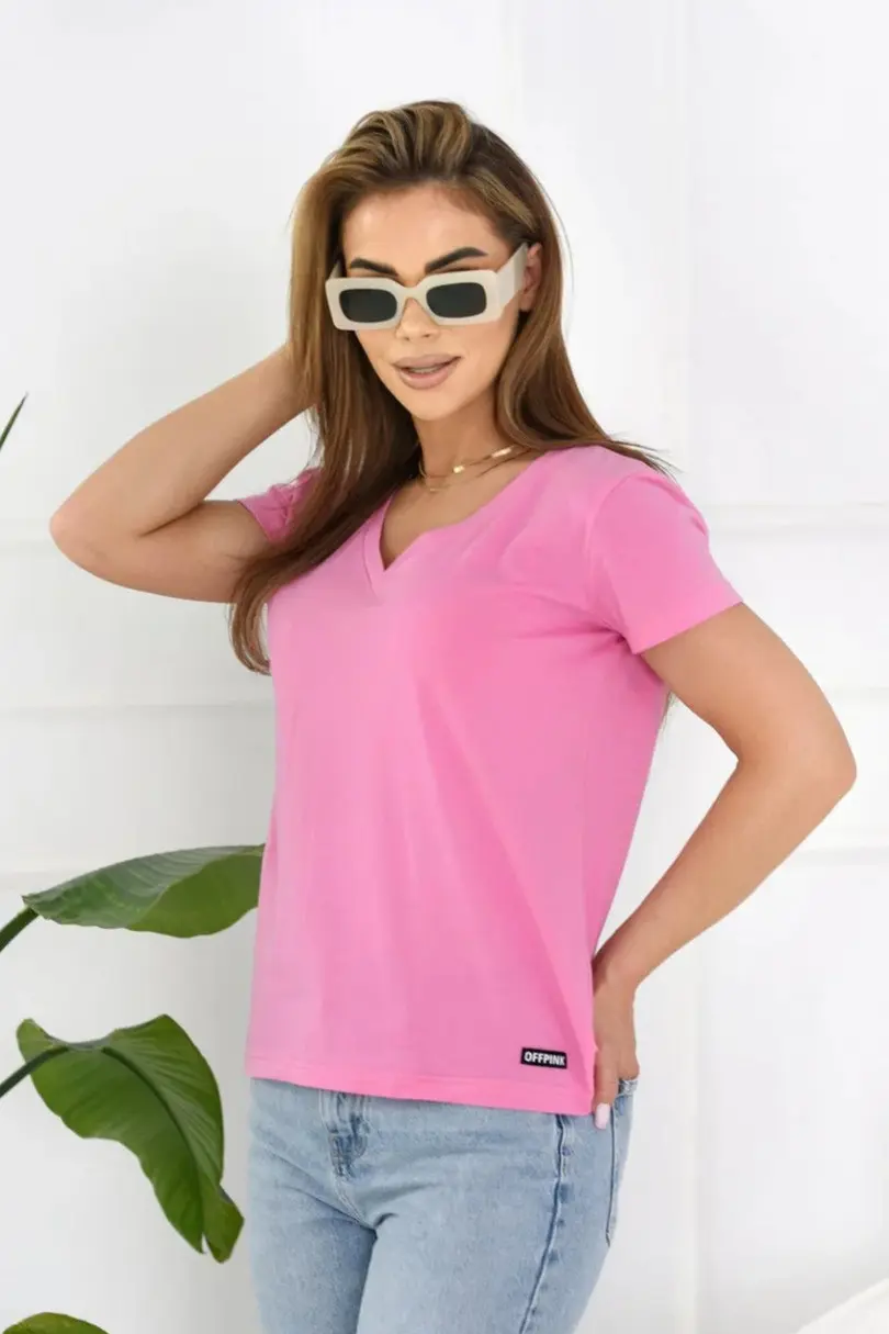 Dámská halenka s krátkým rukávem BARBIE PINK 38