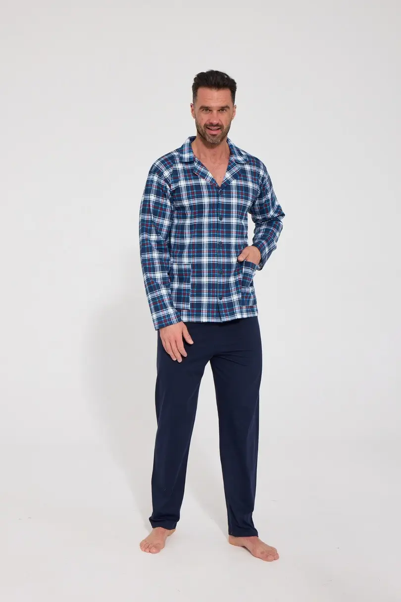 PÁNSKÉ PYŽAMO DR 114 model 22220214 - Cornette džínovina L